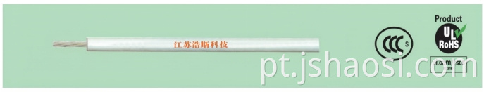 Cabo de isolamento de borracha de silicone Silicone rubber insulation cable